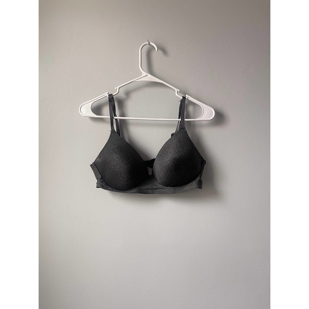Danskins Wireless Dark Gray T Shirt Favorite Bra 36D